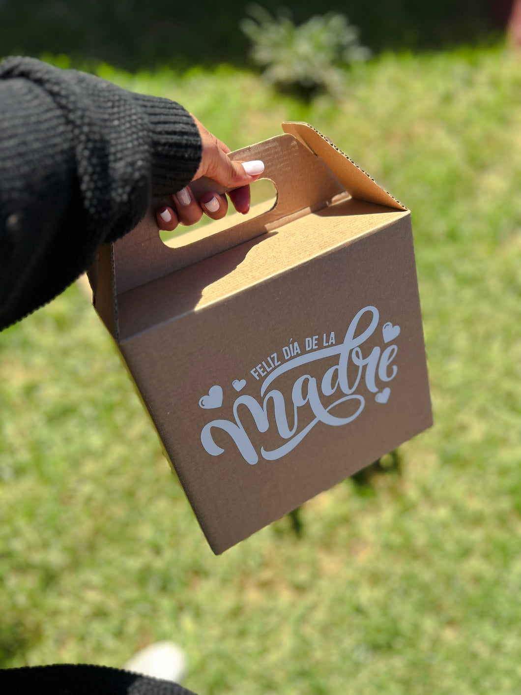 Caja maletín microcorrugado